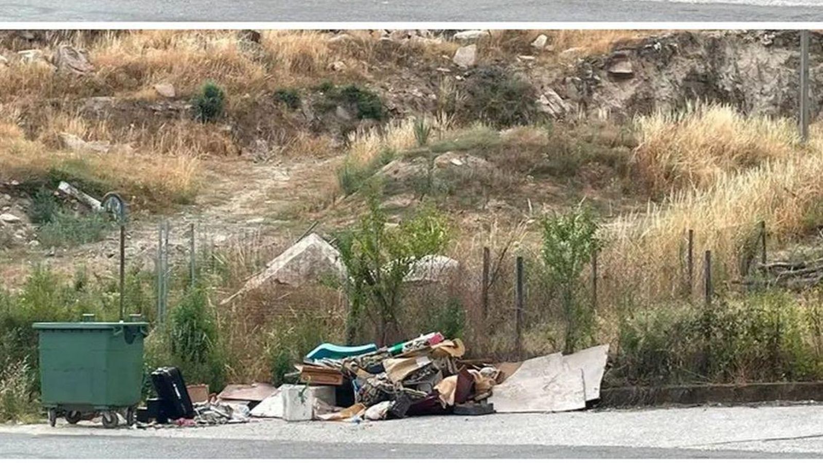 Basura sin recoger.