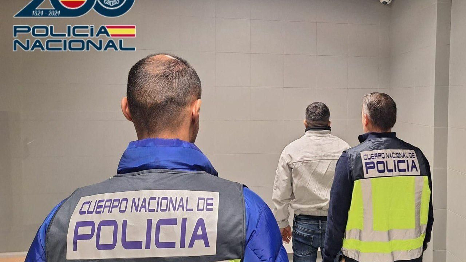 Momento de la detención.