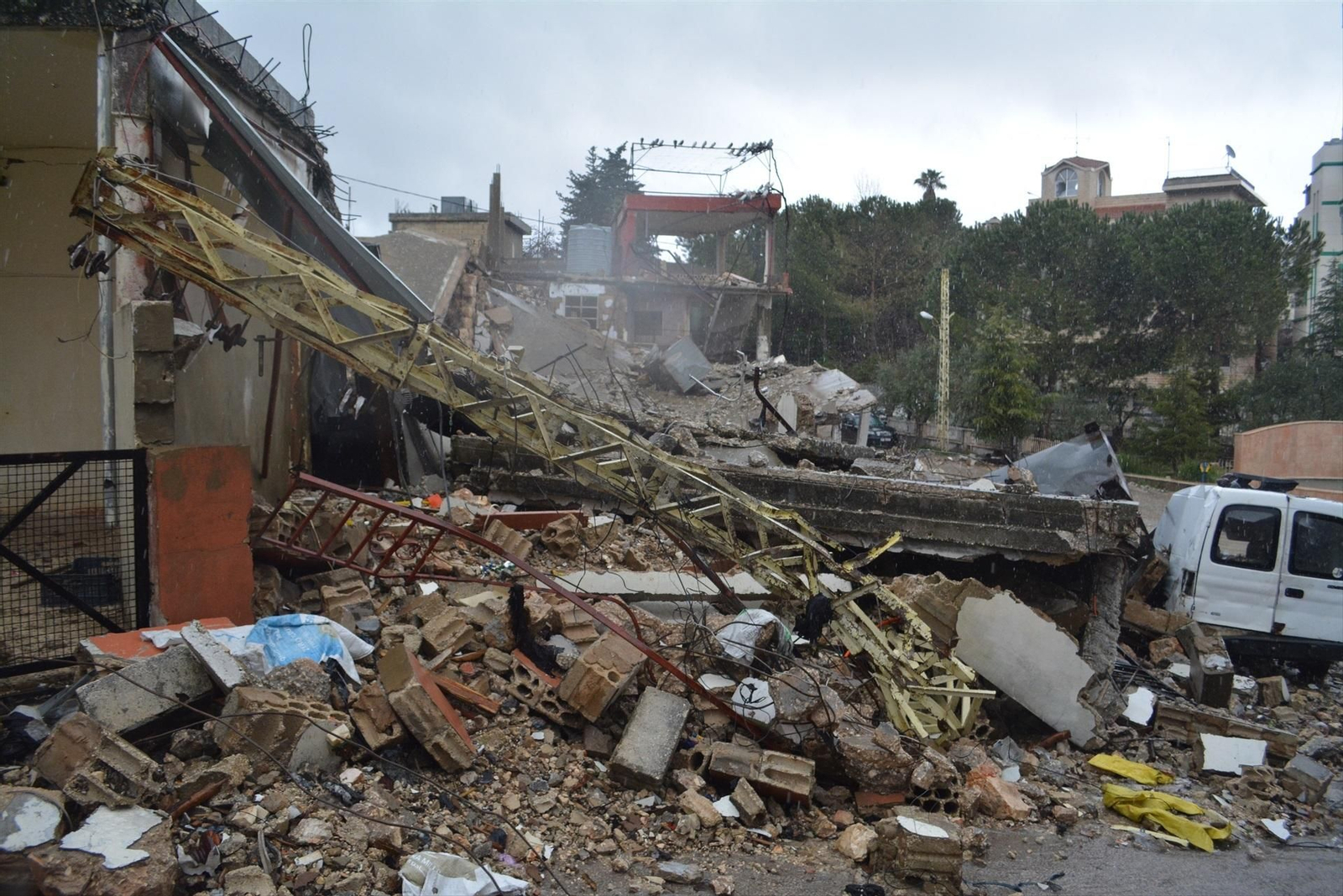 Destrucción en Líbano