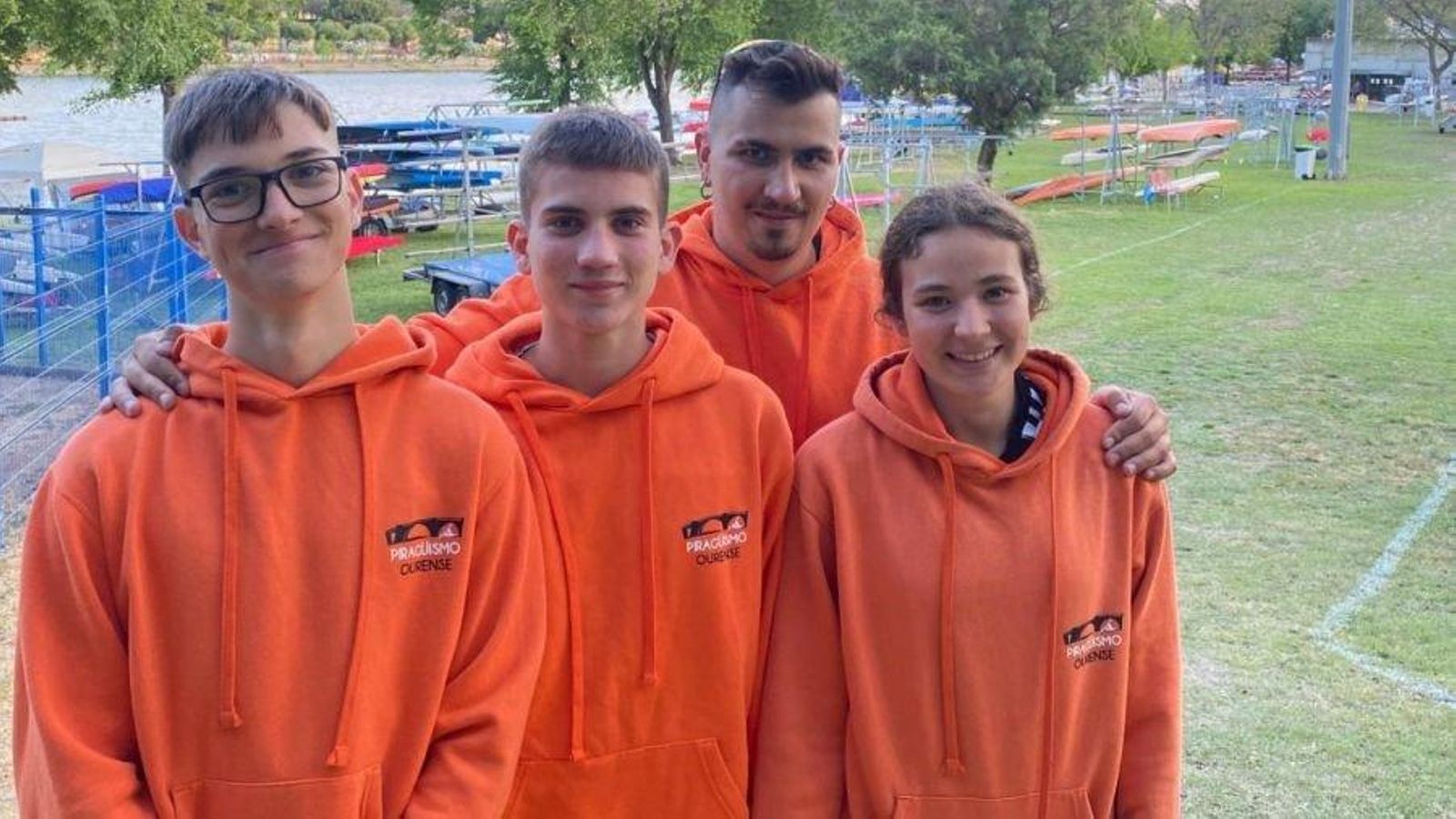 Los ourensanos en Sevilla.