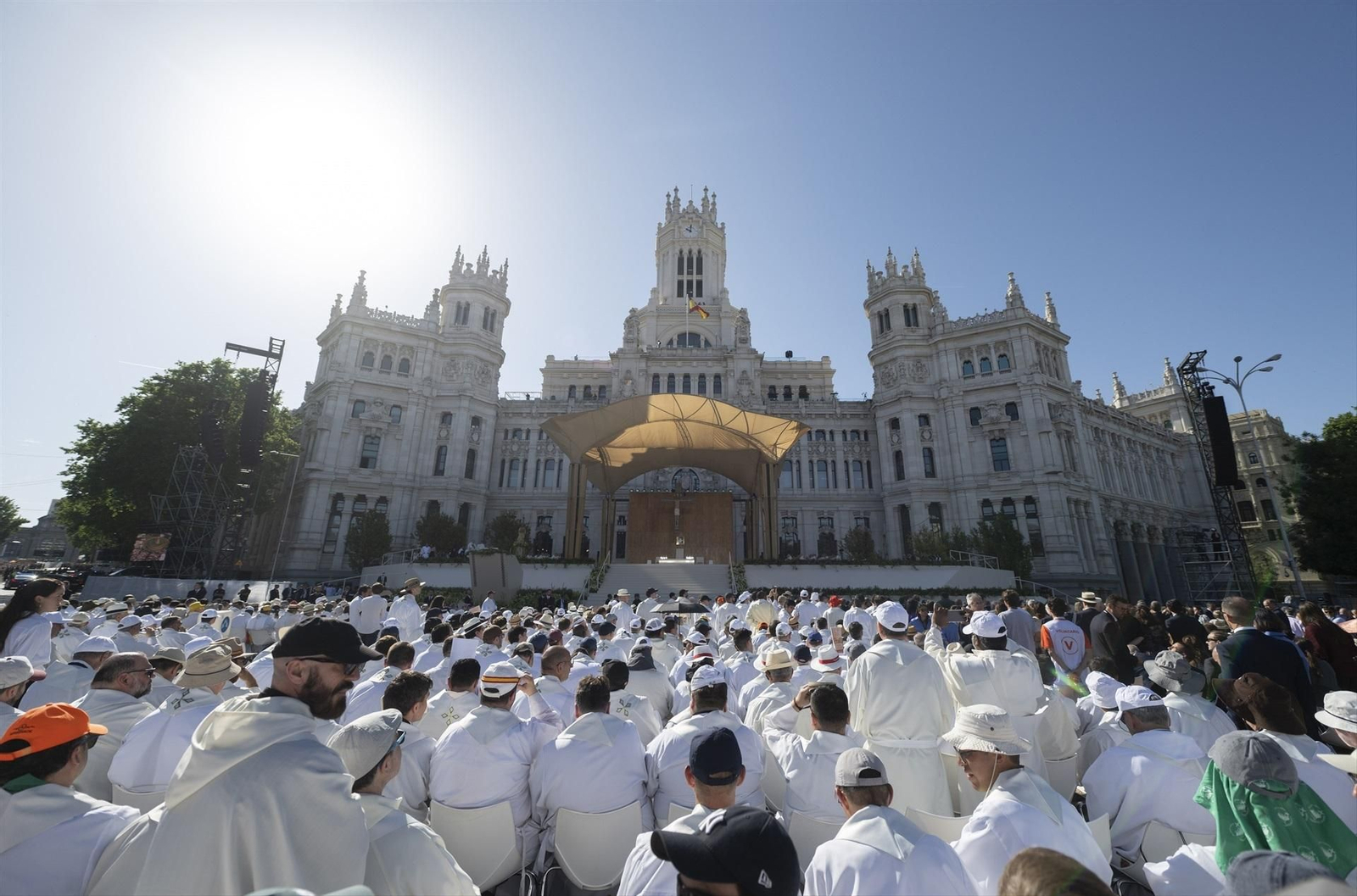 Galería | La segunda jornada del papa León XIV en Madrid, en fotos