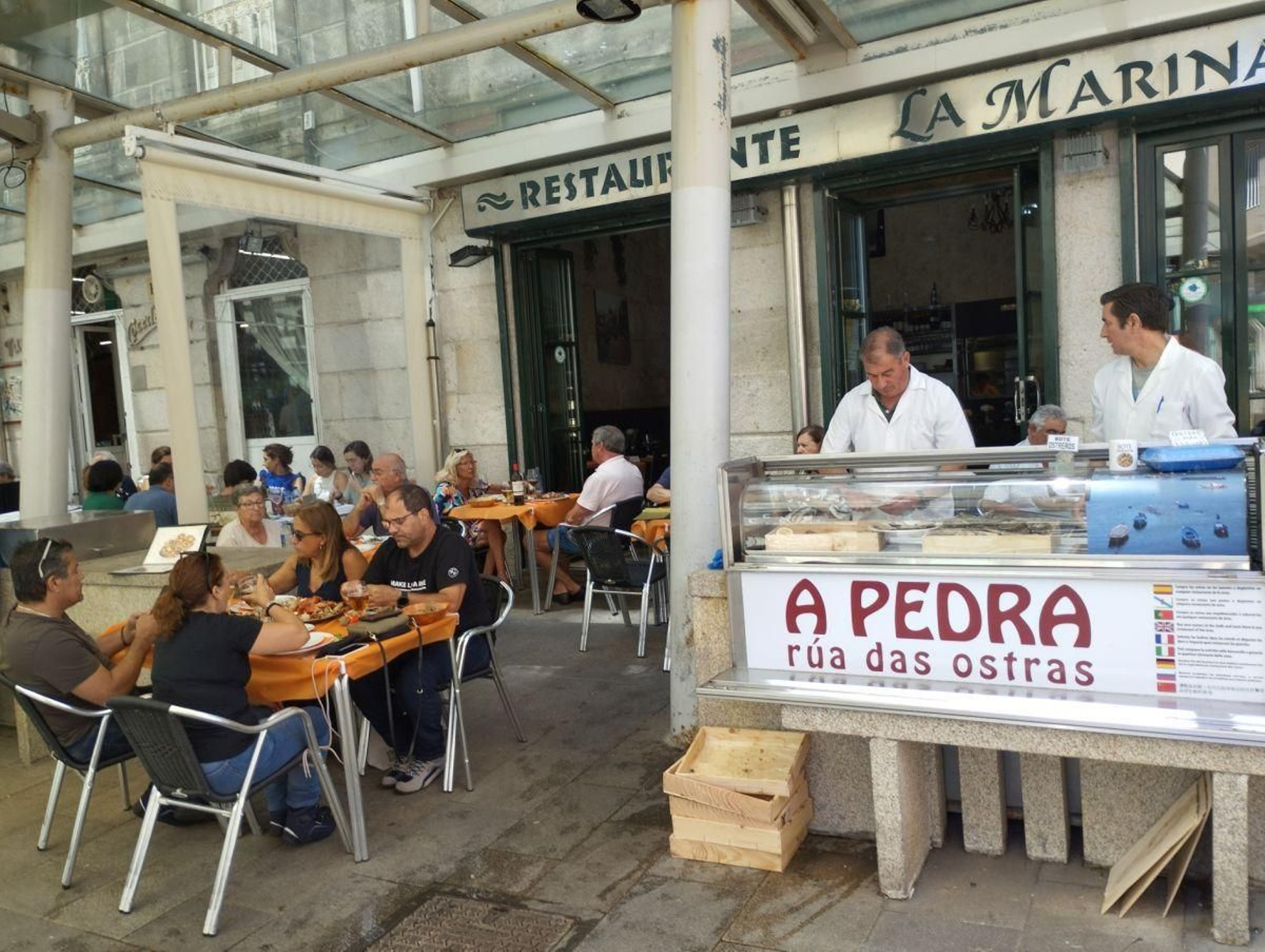 El relevo en la zona más turística de todo Vigo.
