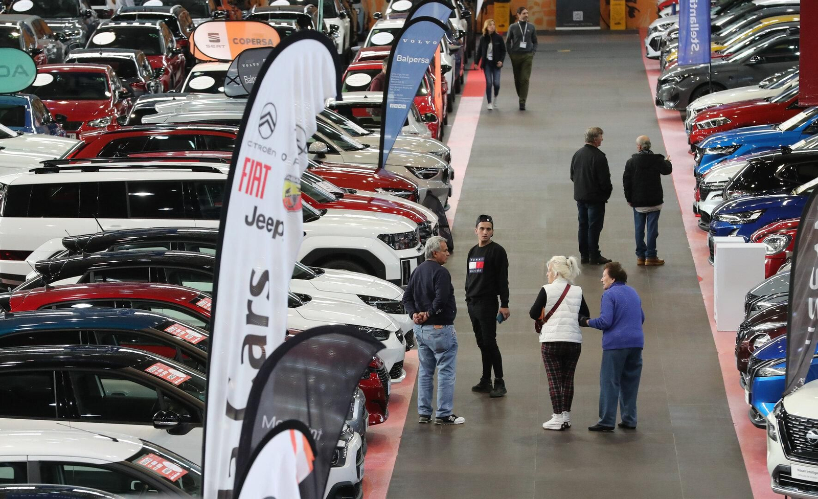 22.11.2024.san Cibrao.Apertura da feira de coches de ocasión.