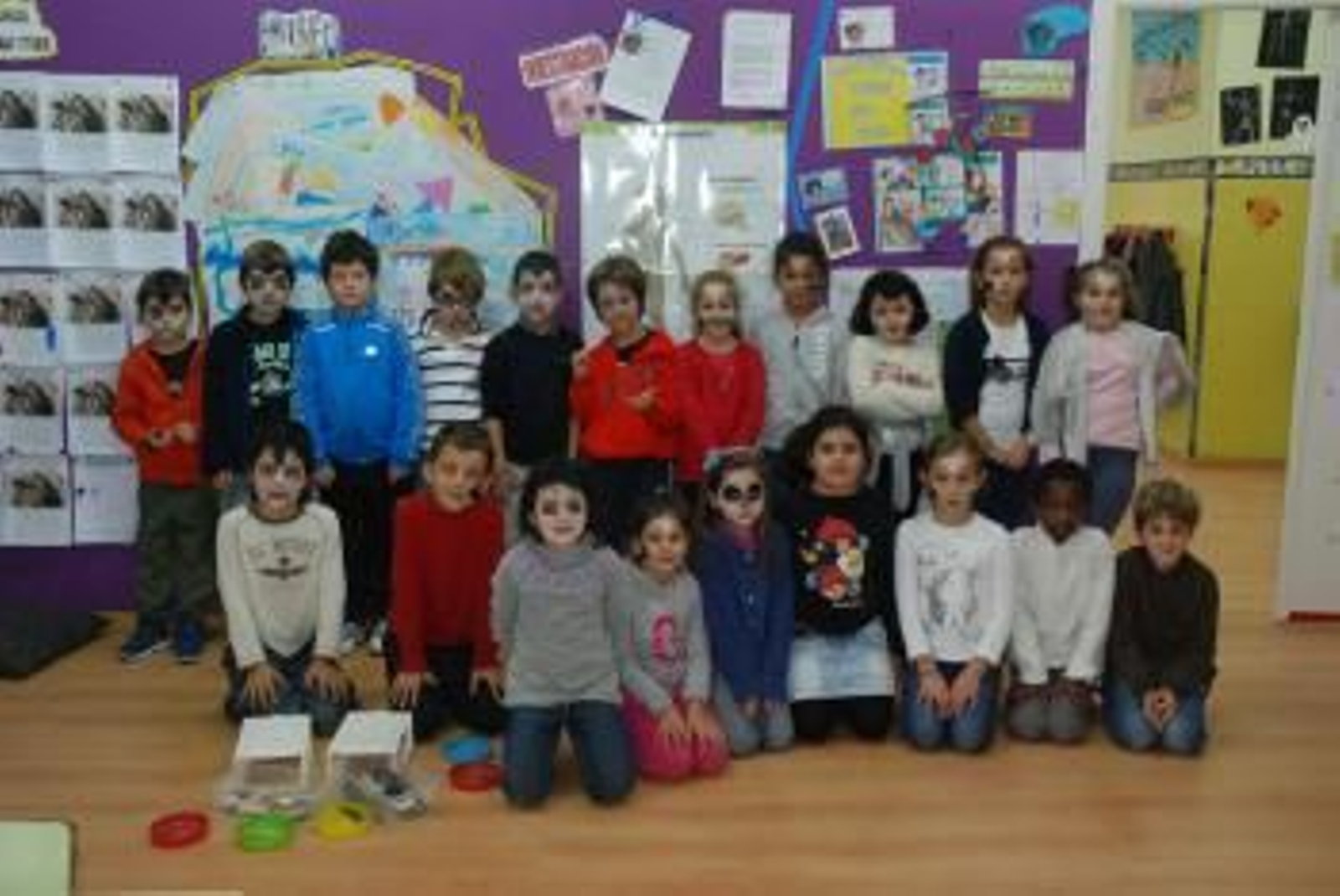 A aula de 2º curso de Educación Primaria.