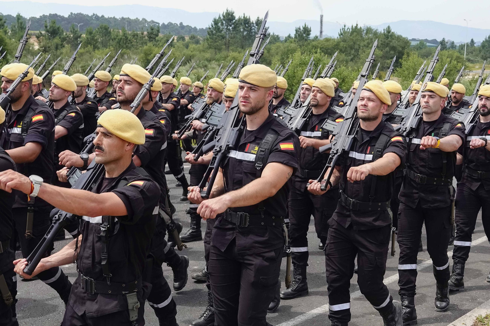 Galería | Ensayos para el acto central del Día de las Fuerzas Armadas en Vigo