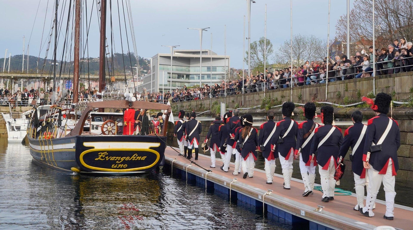 Representación de la Reconquista de Vigo 2024.
