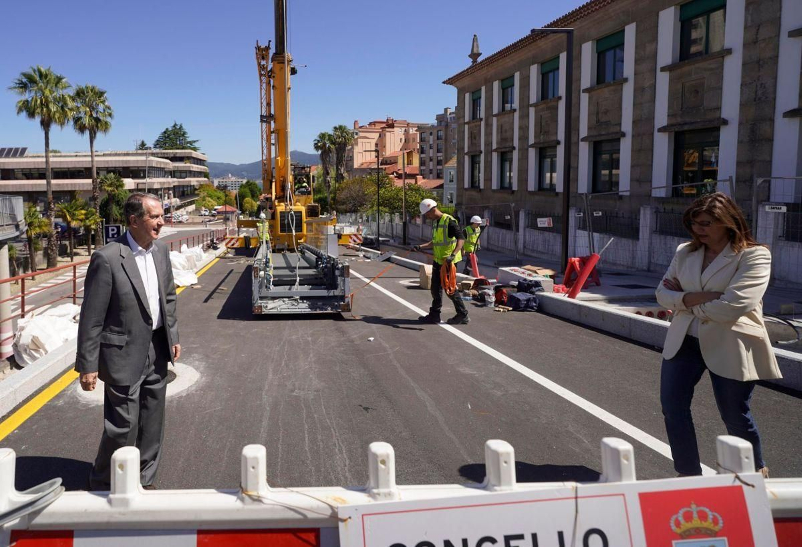 Las rampas del Paseo de Granada entran en su fase final