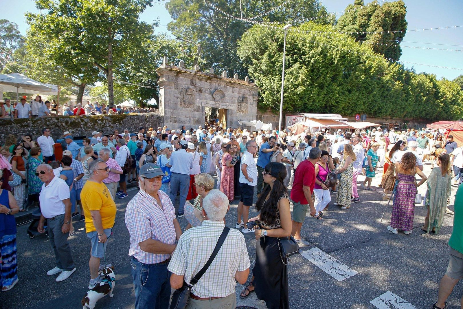 Procesión en la romería de San Roque.