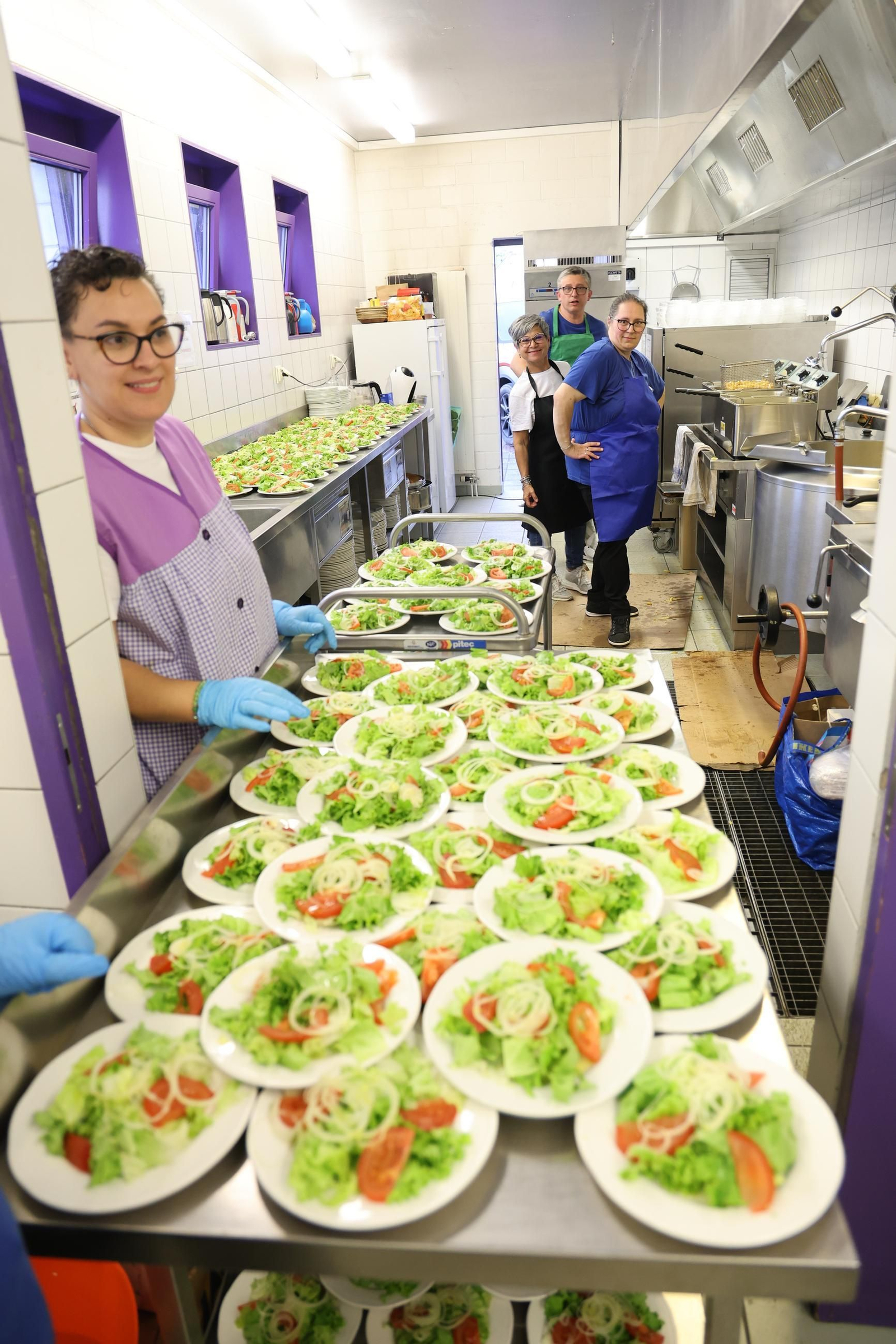 Las cocinas del evento