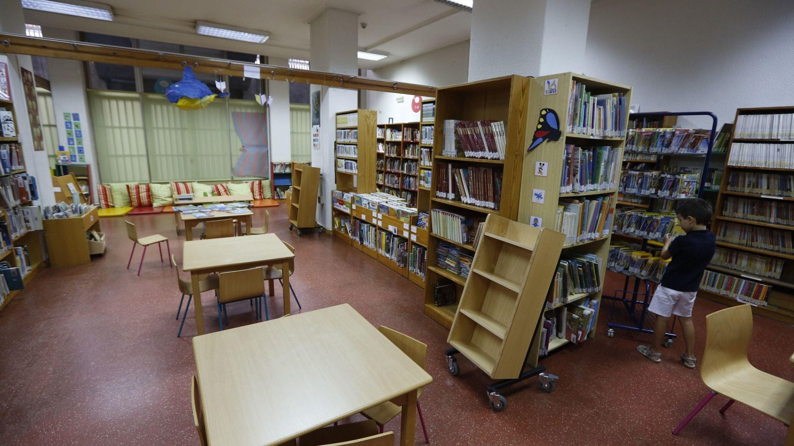 Ourense. 19-08-15. Local. Biblioteca pública. Na foto a sala infantilFoto: Xesús Fariñas