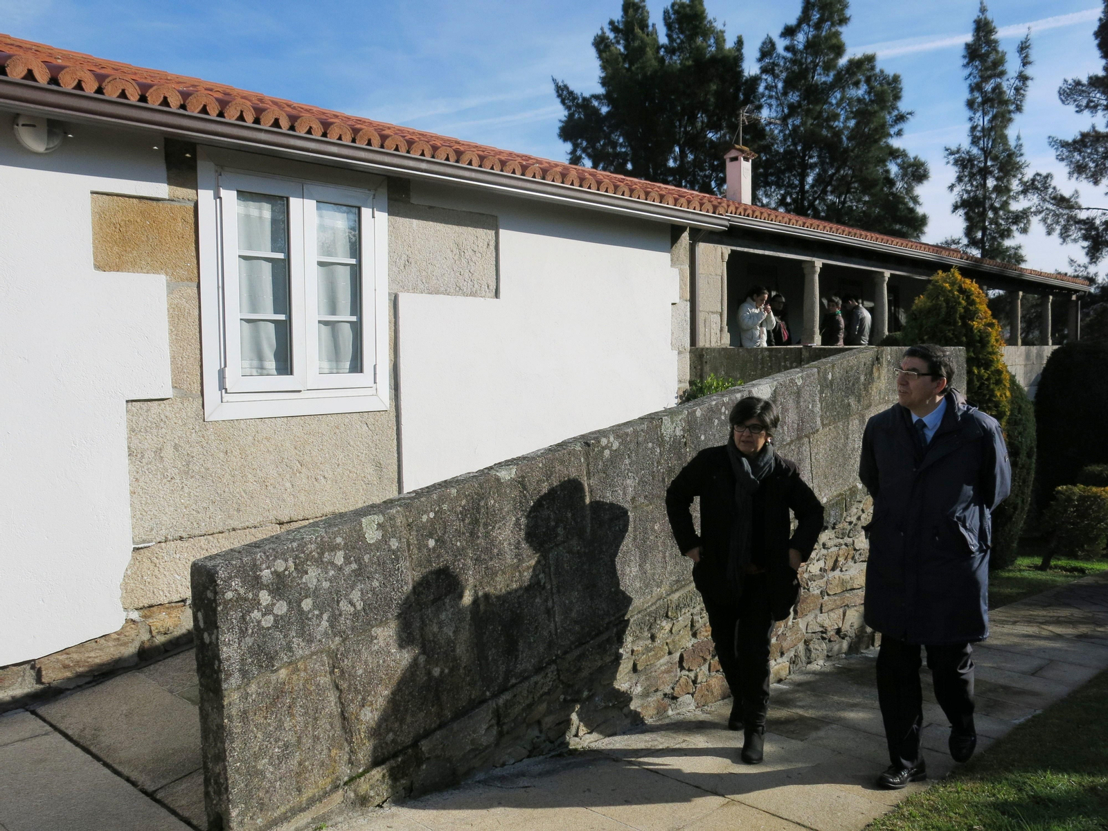 El pazo de Rivera Atienza, que ayer visitó el delegado de la Xunta, Ignacio López Chaves.