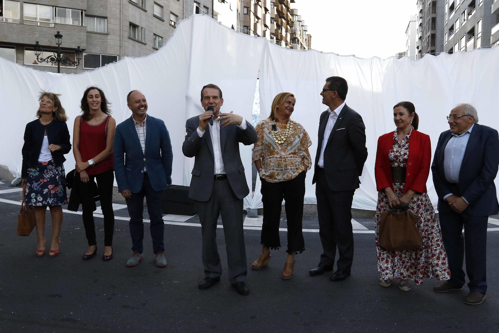 La inaguración de la nueva fuente en Rosalía de Castro // LANFOCO