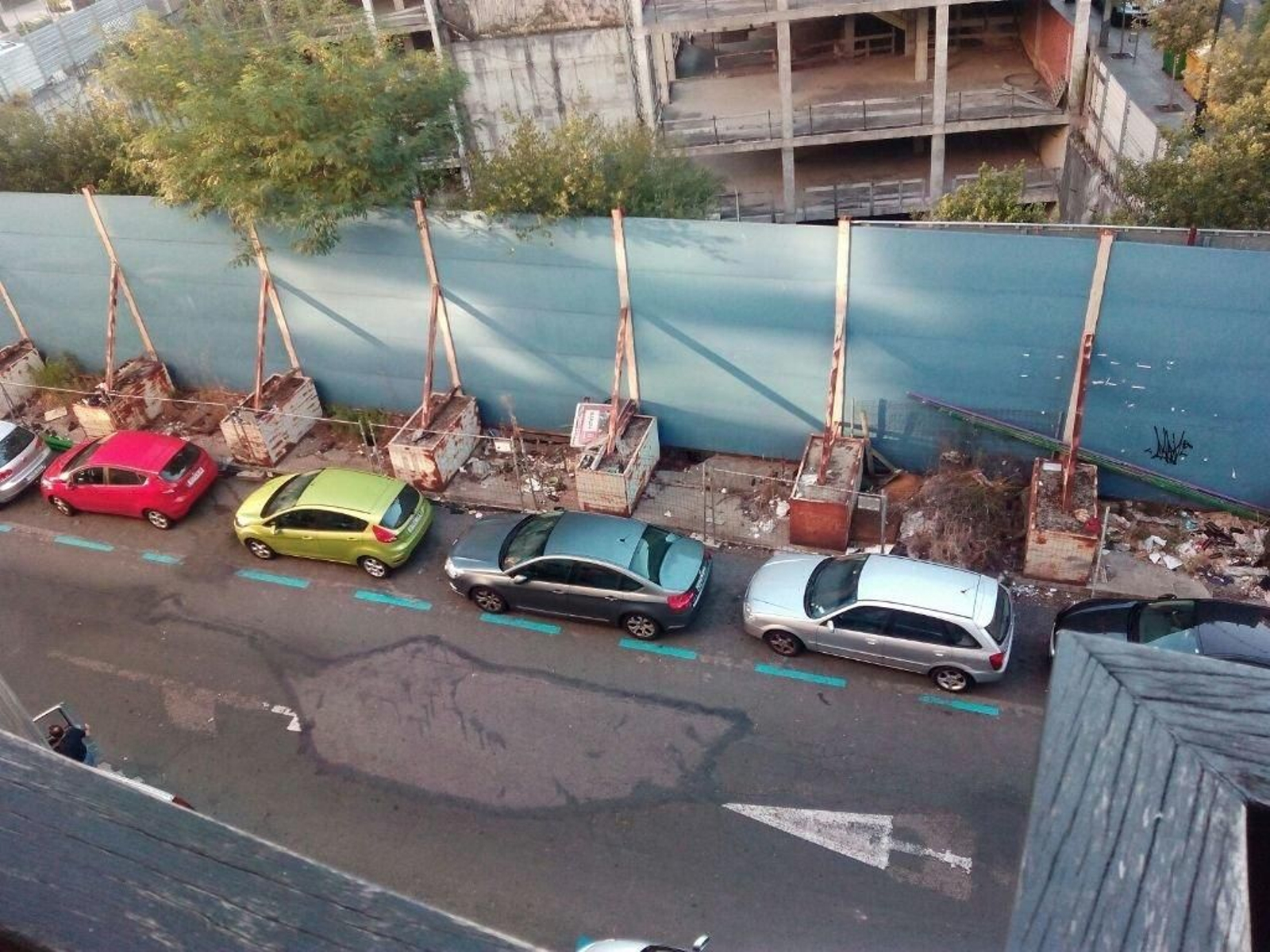 Calle Tarragona, la gran obra paralizada