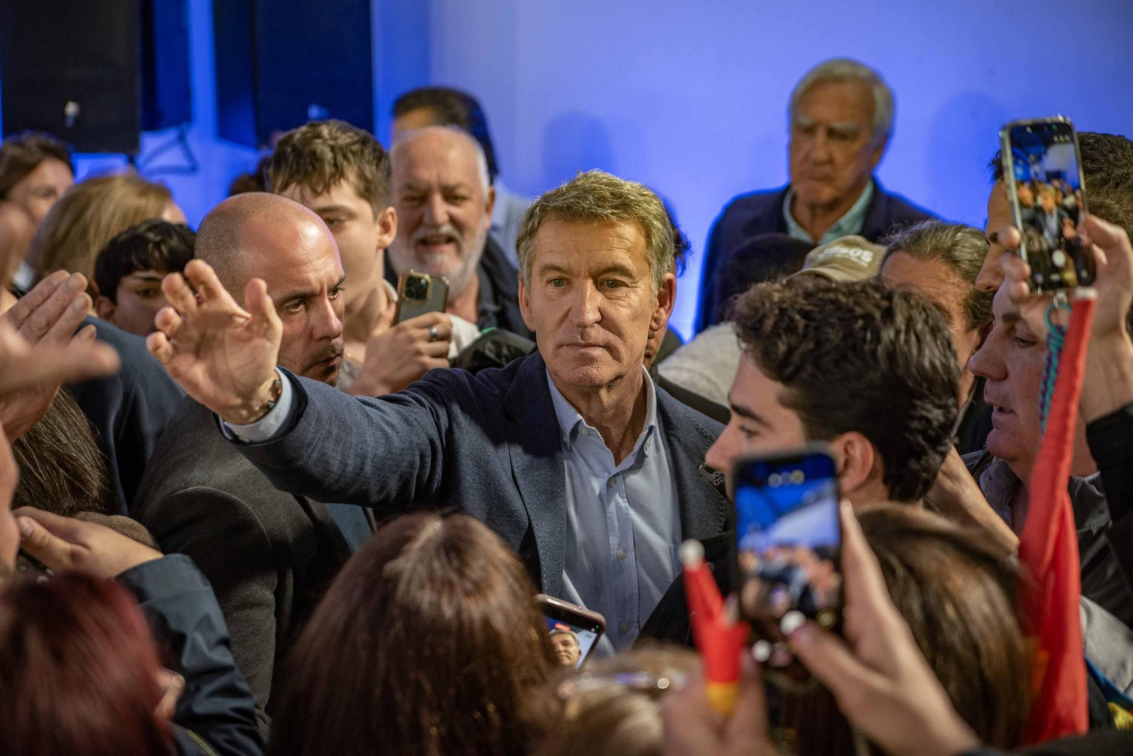 Galería | Feijóo hace parada en Vigo con la precampaña electoral del 29-N