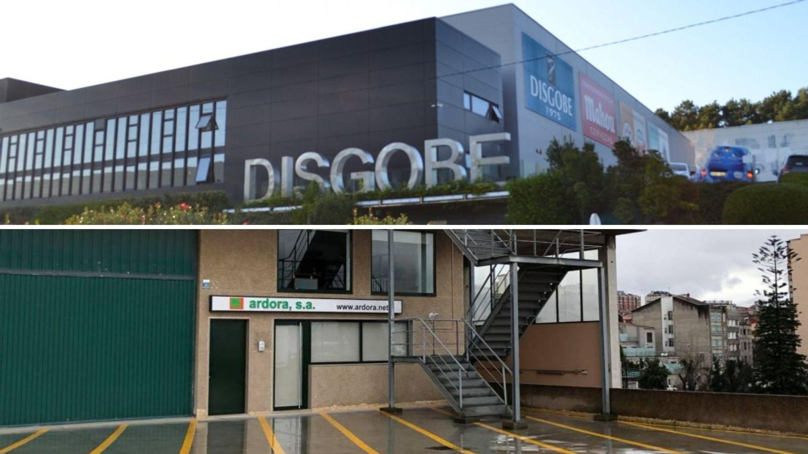 Las sedes de Disgobe y Ardora en Vigo.