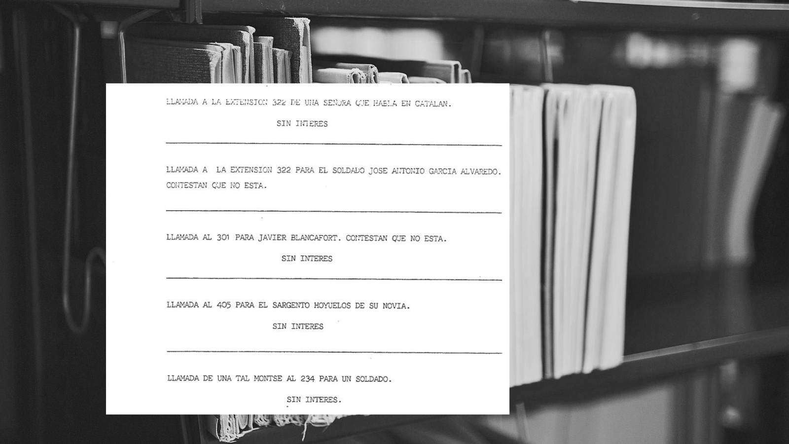 Documento desclasificado 23F