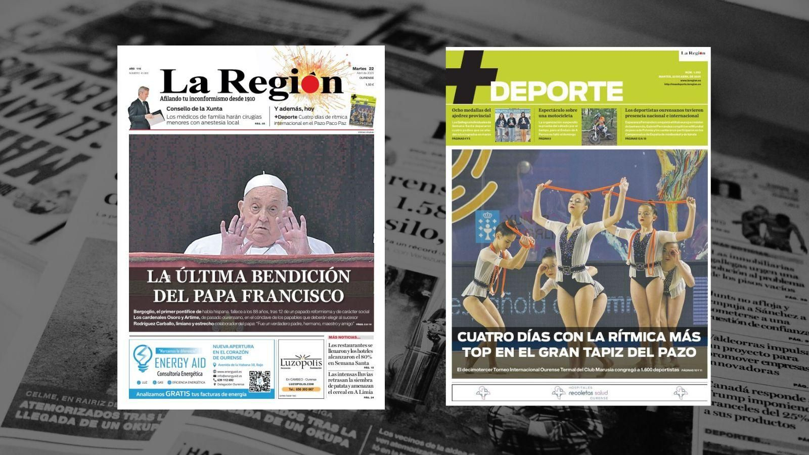 Las portadas de este martes.