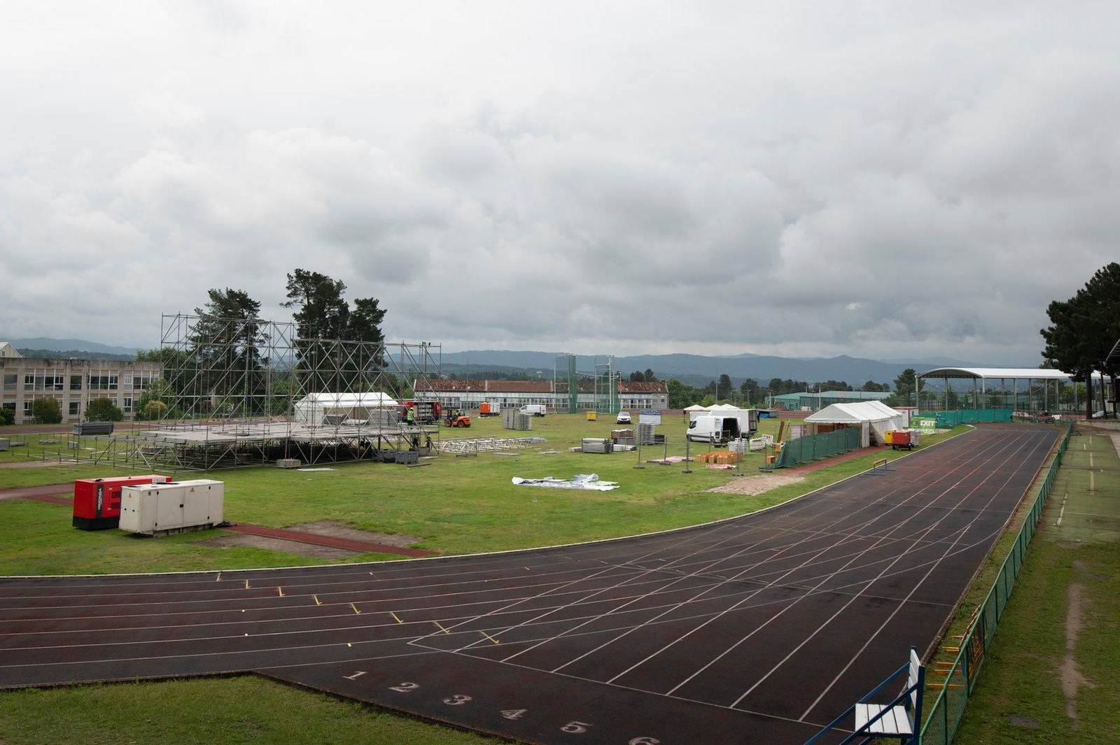 El nuevo recinto del Ouren Sound Fest desde una perspectiva más lejana.