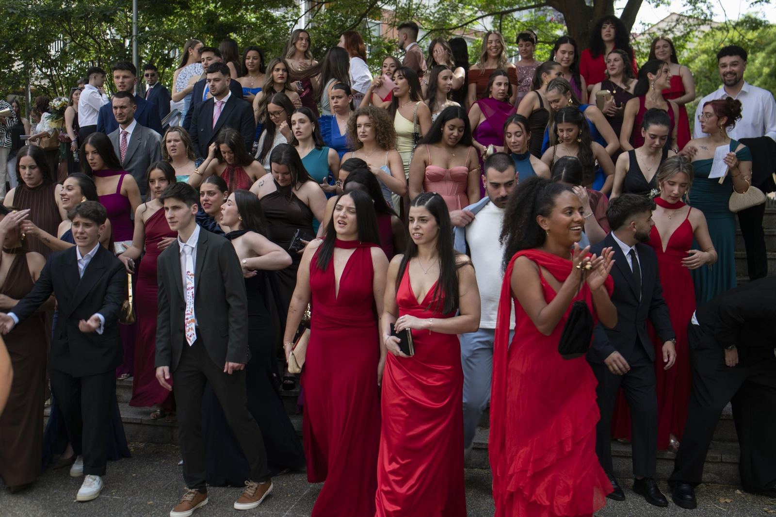 Alumnos de Educación del Campus de Ourense.