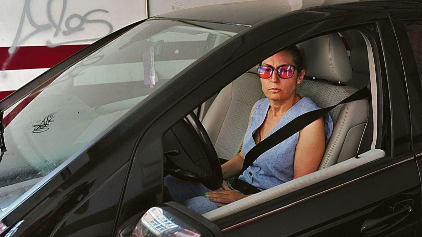 Eva Paz Ojea tardó tres años en volver a conducir.