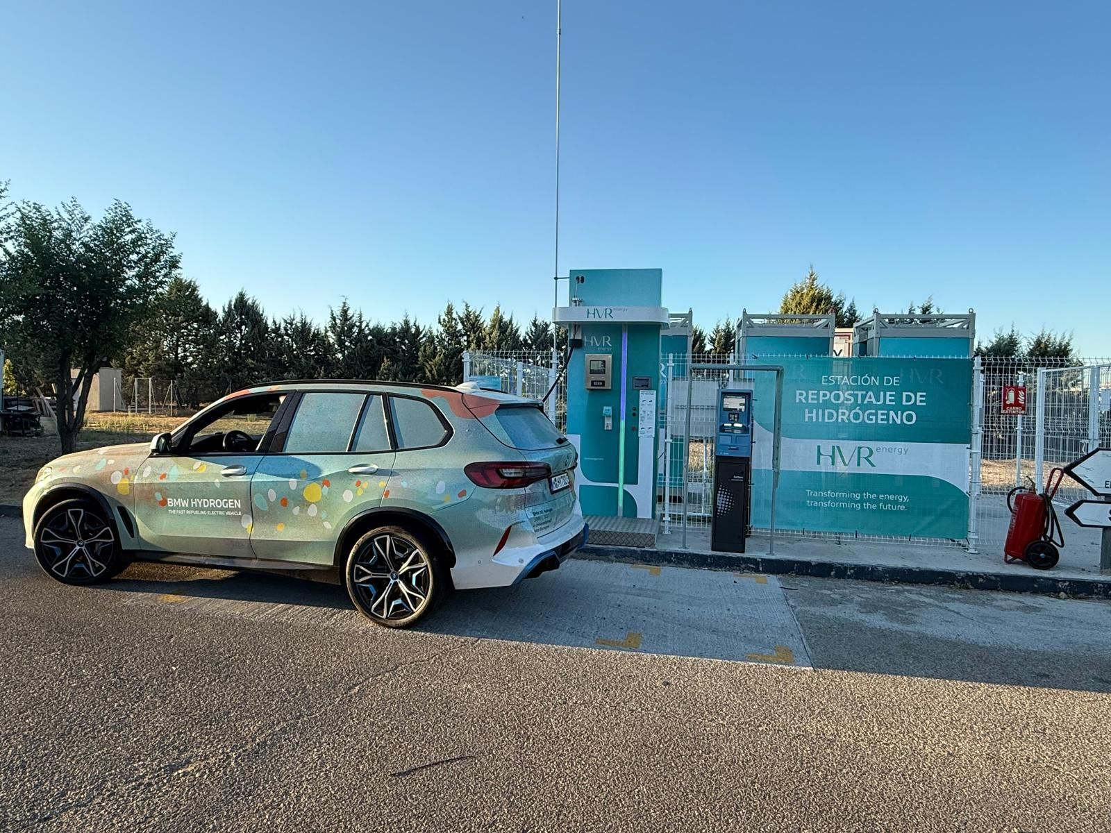 Una de las hidrolineras que HVR Energy ya ha instalado.