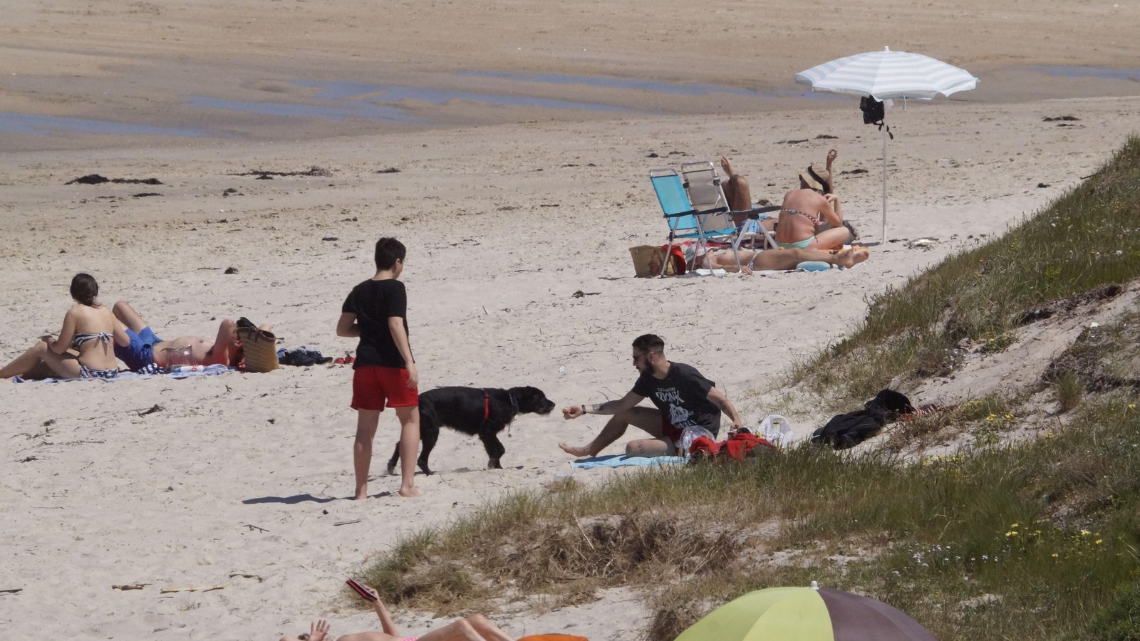 Las playas de Foz y A Calzoa, en Vigo, permiten la entrada de perros