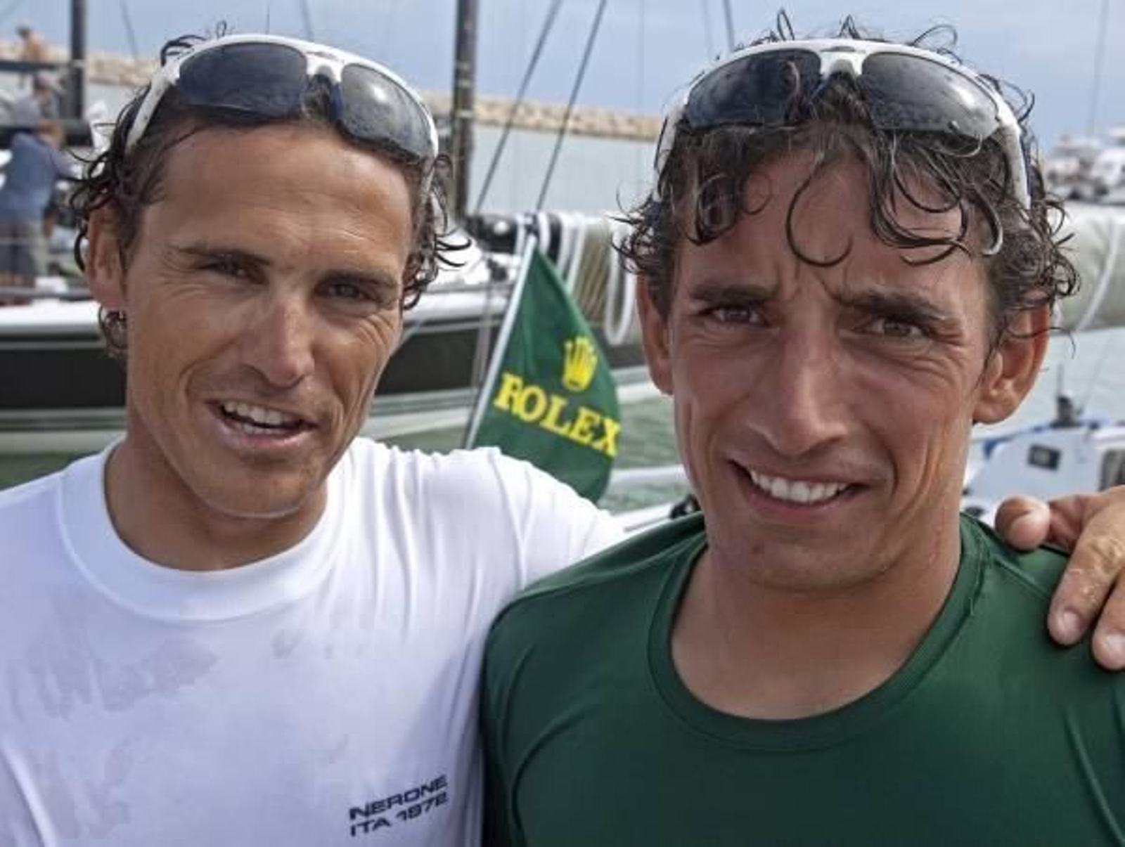 Los vigueses Víctor Mariño y Pablo Torrado, campeones del mundo y Europa en la clase Farr 40.