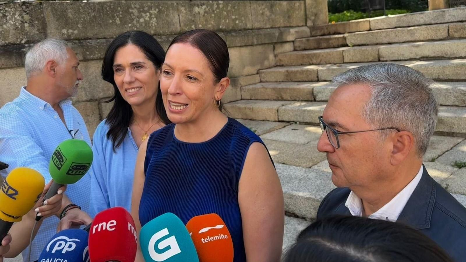 La portavoz del PP municipal de Ourense y presidenta de la gestora local, Ana Méndez