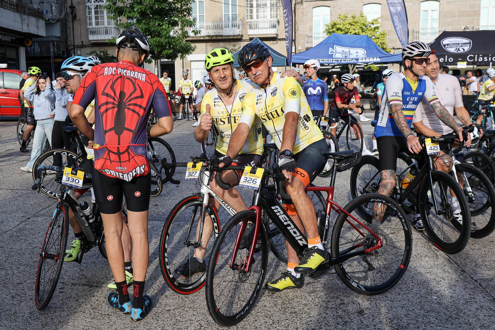 Galería | La marcha Álvaro Pino reunió a más de 500 ciclistas en Ponteareas
