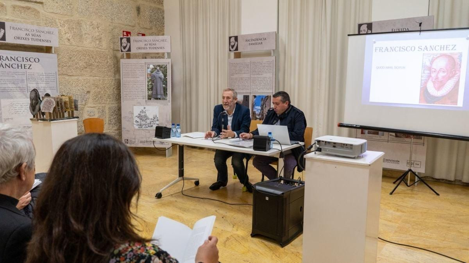 Imagen de unas jornadas sobre Francisco Sánchez realizadas en Tui el año pasado.