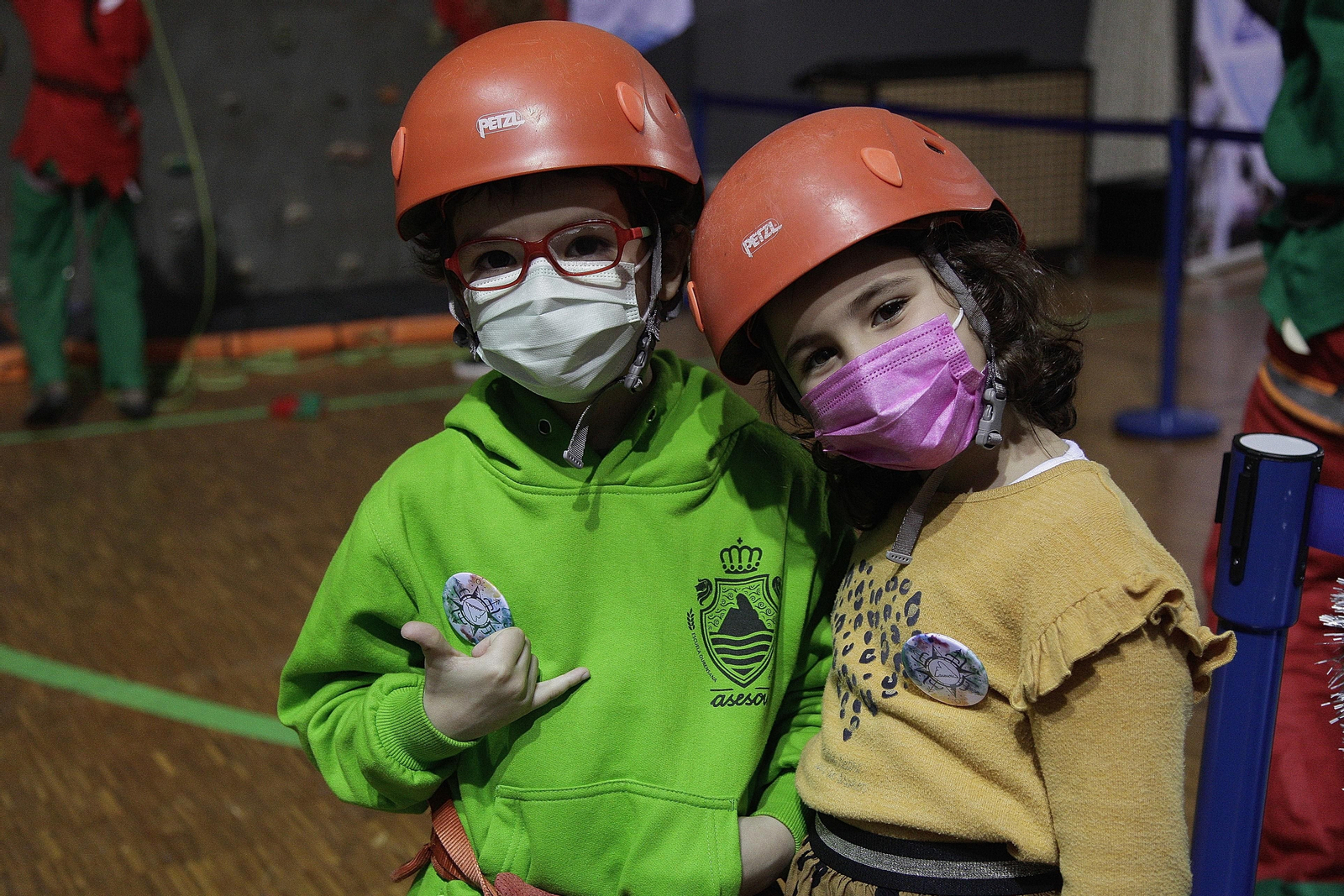 Nuno y Cíes posan para la foto de +Deporte La Región. (Miguel Ángel)