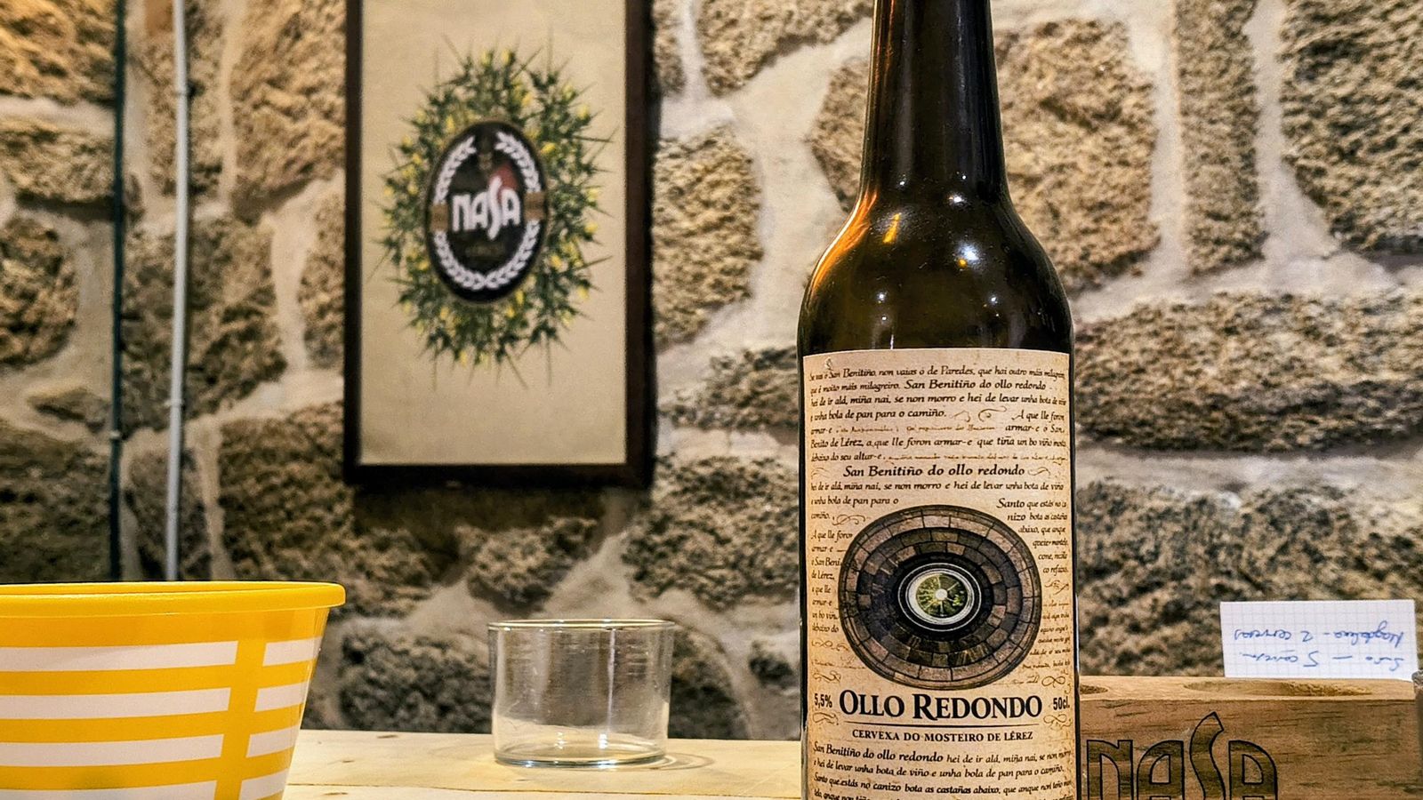 La cerveza 'Ollo Redondo'