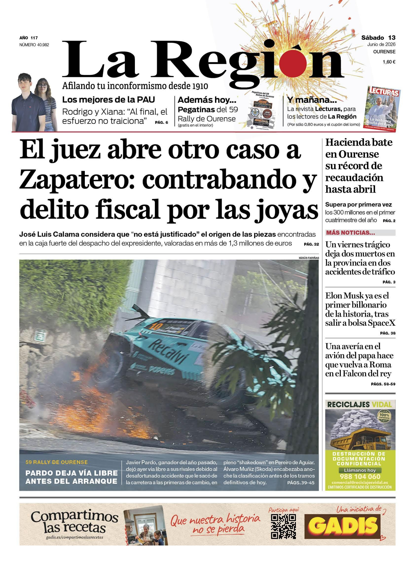 La portada de hoy