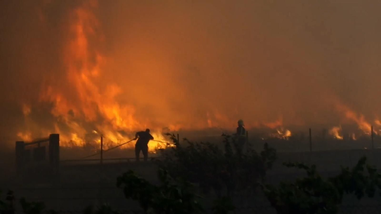 El incendio forestal en Monforte de Lemos _ Alberte06