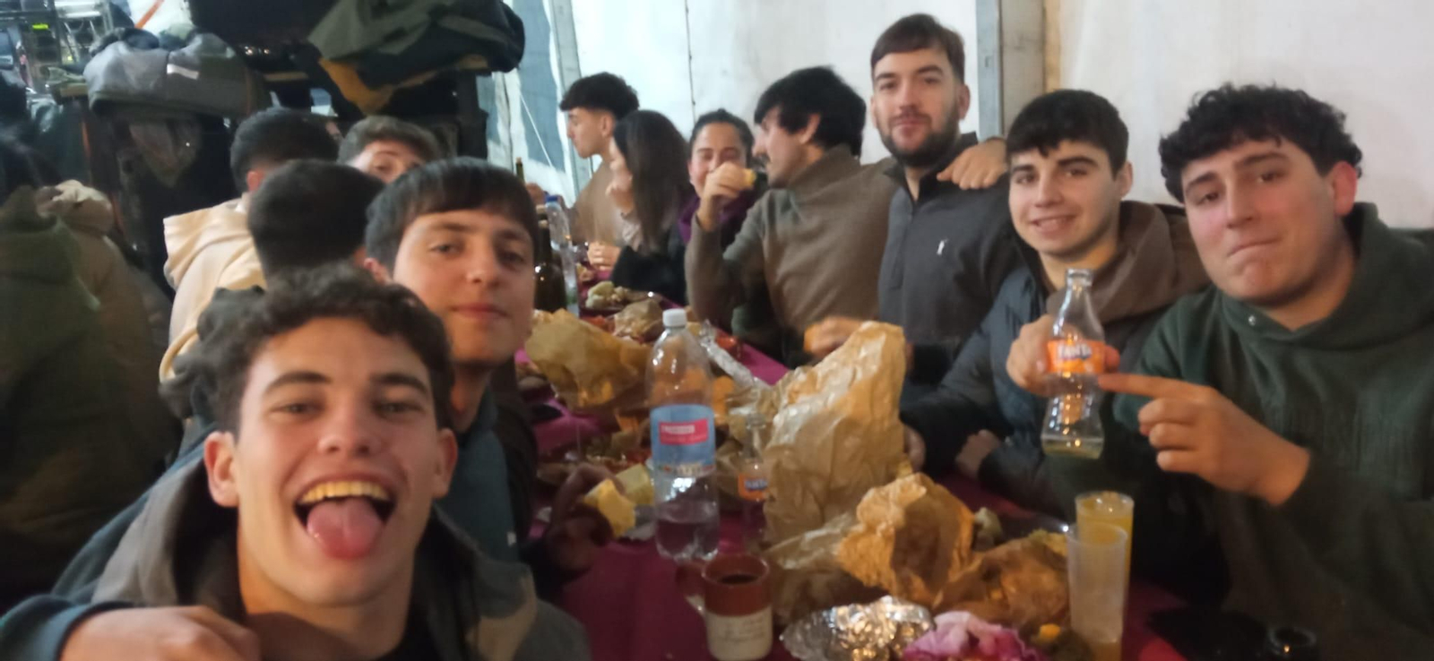 Galería | Cocido para combatir la borrasca Ingrid en Piñeiro