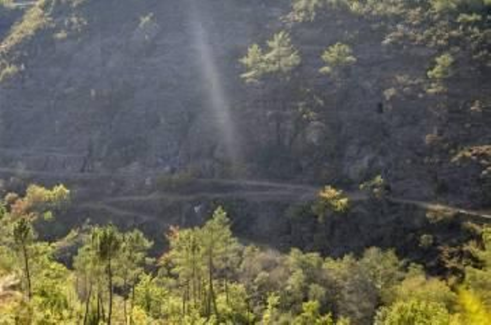 Las antiguas minas de volframio, en las inmediaciones de Balboa. (Foto: MARTIÑO PINAL)
