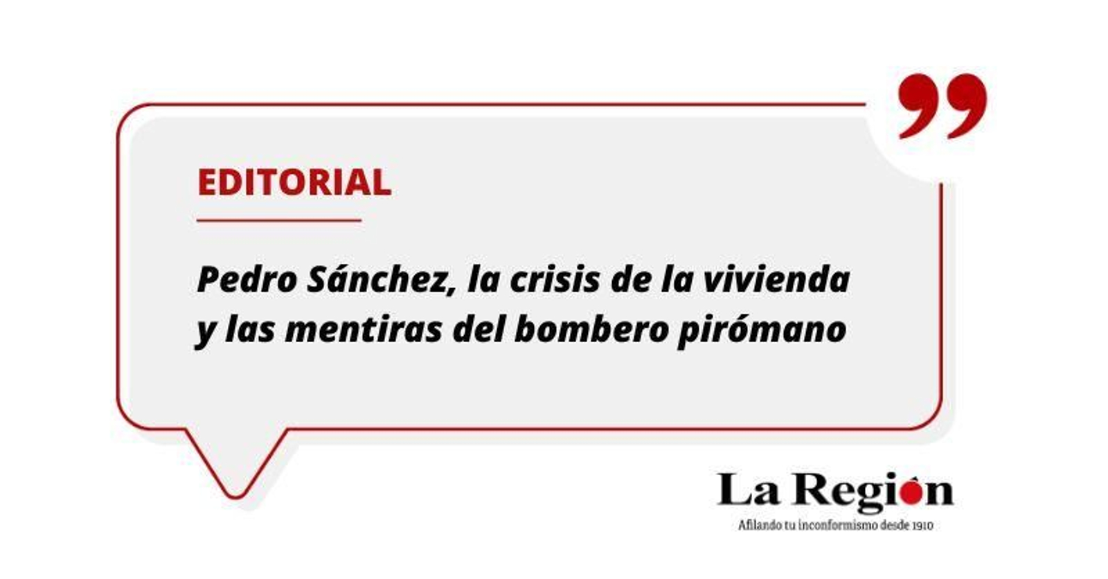 Editorial | Opinión en La Región.