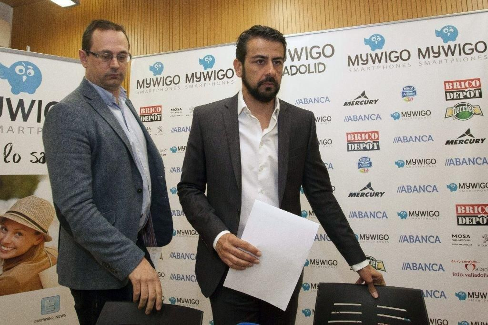 Sunil Bhardwaj, presidente del Valladolid, en una rueda de prensa.
