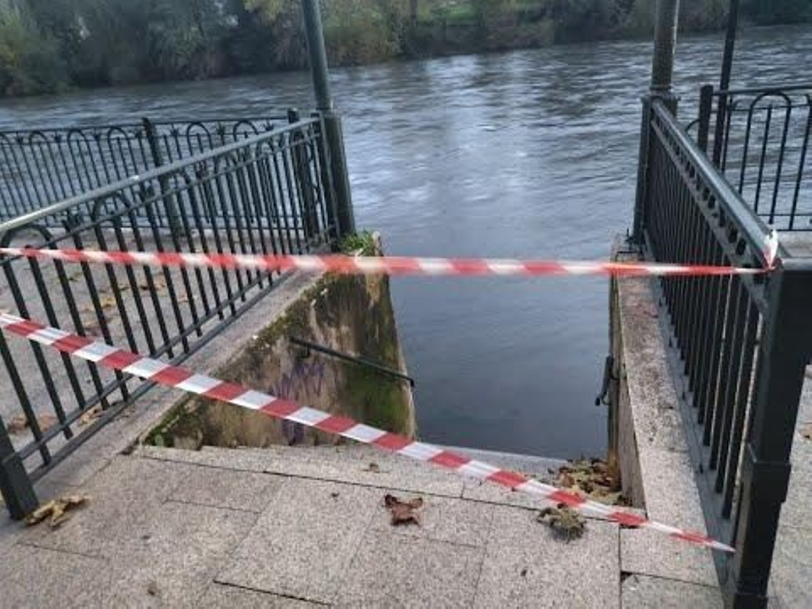 Crecidas en el río Sil
