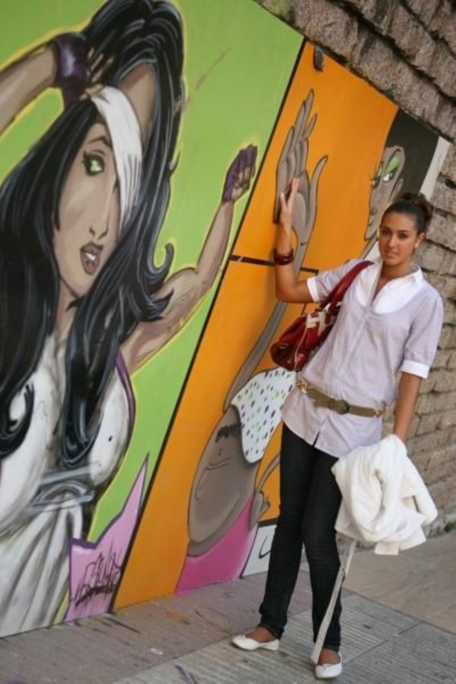 Tamara Abalde en una de sus últimas visitas a Vigo. foto: raquel