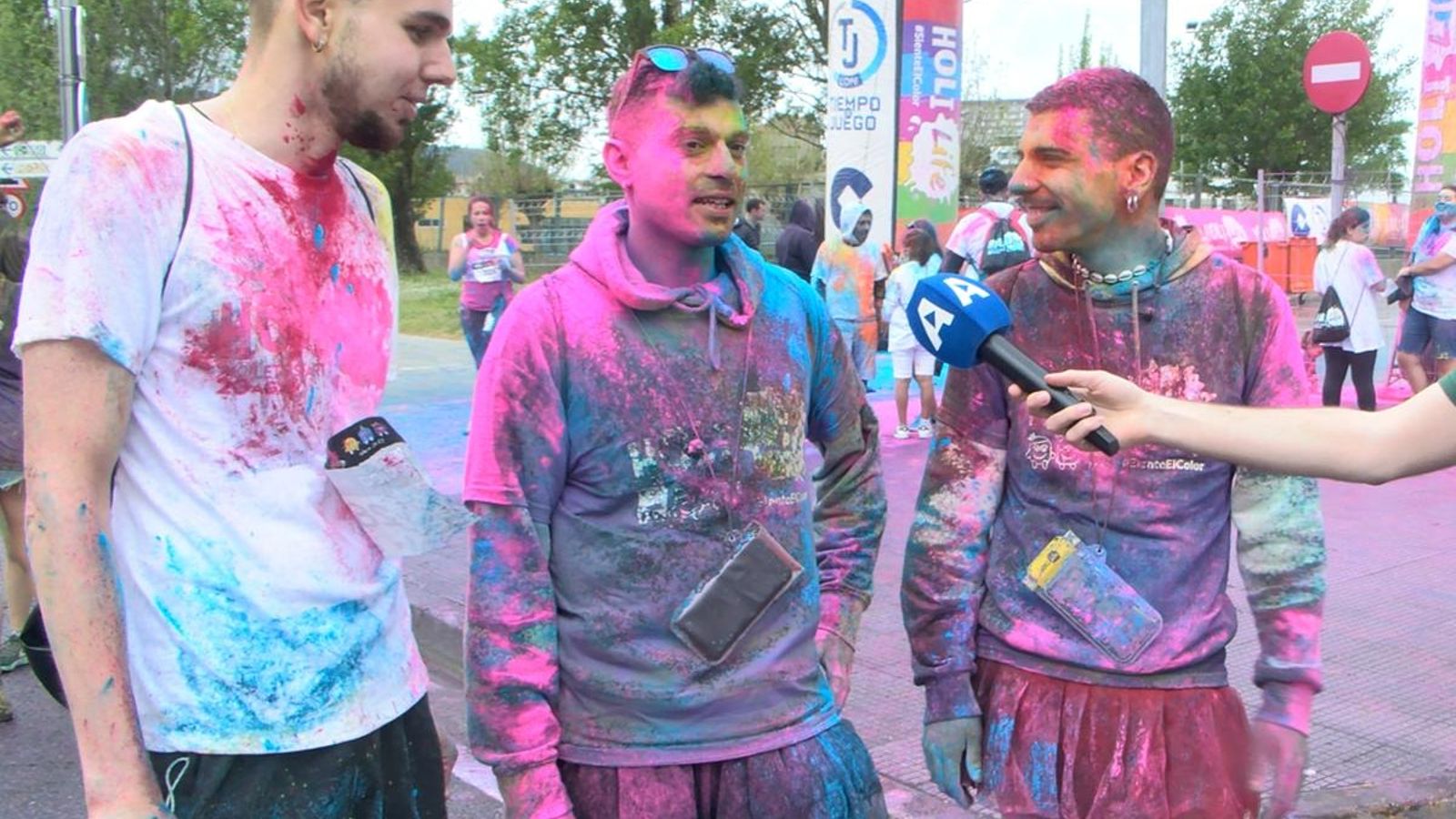 Gabriel, Sergio y Jhonny.