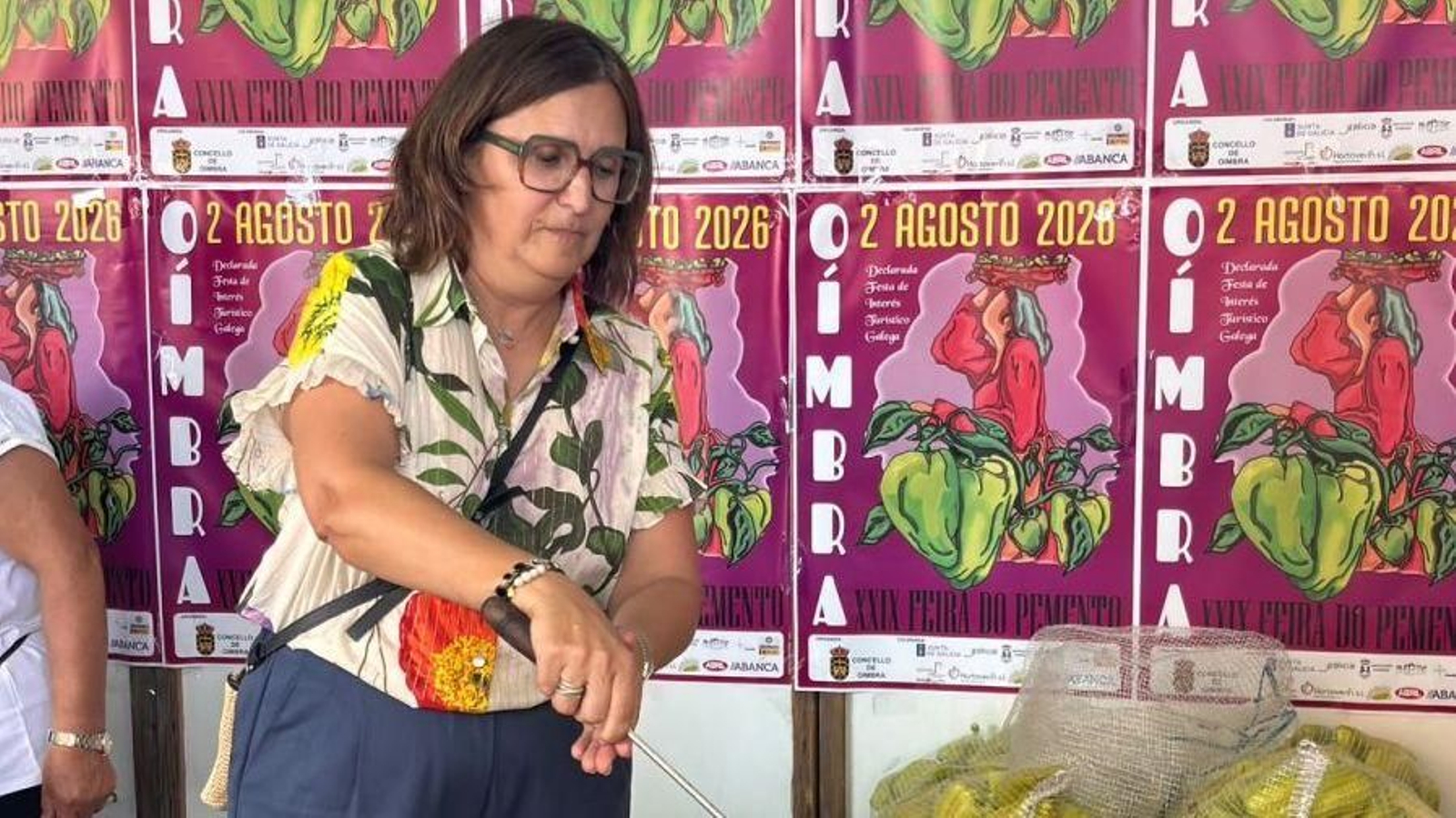 Ana Villarino, alcaldesa de Oímbra.