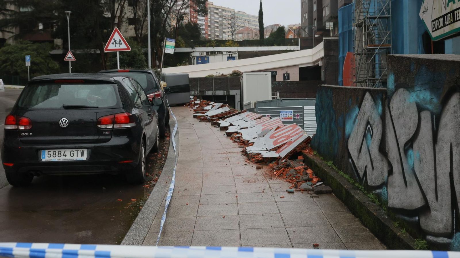 GALERÍA | Los estragos de la borrasca Herminia en Vigo