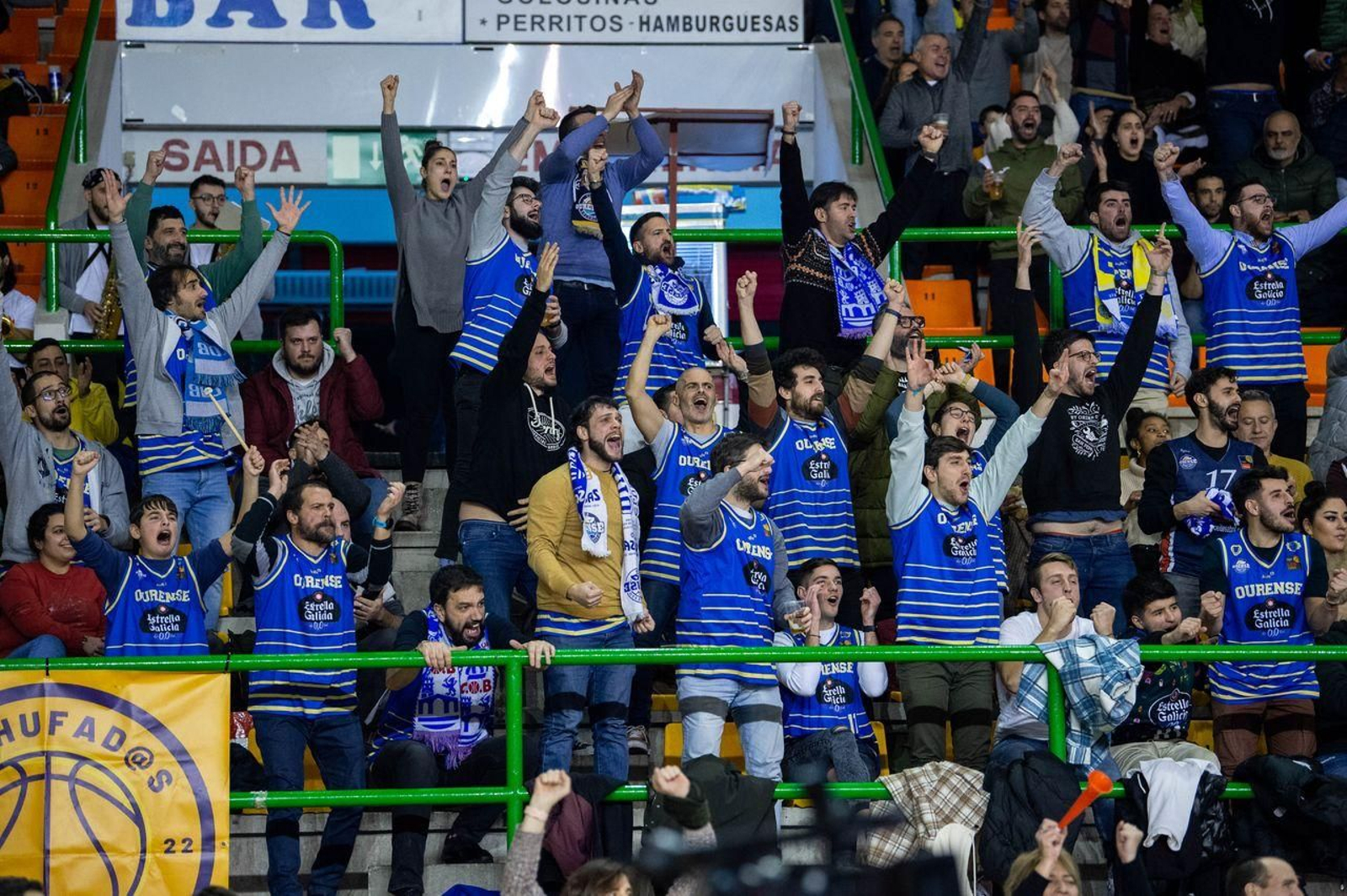 OURENSE (PAZO DOS DEPORTE PACO PAZ). 01/02/2023. OURENSE. Partido de baloncesto, Liga LEB Oro, entre o COB e o Estudiantes. FOTO: ÓSCAR PINAL