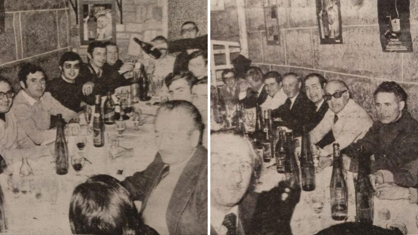 Imagenes de los asistentes a la comida.