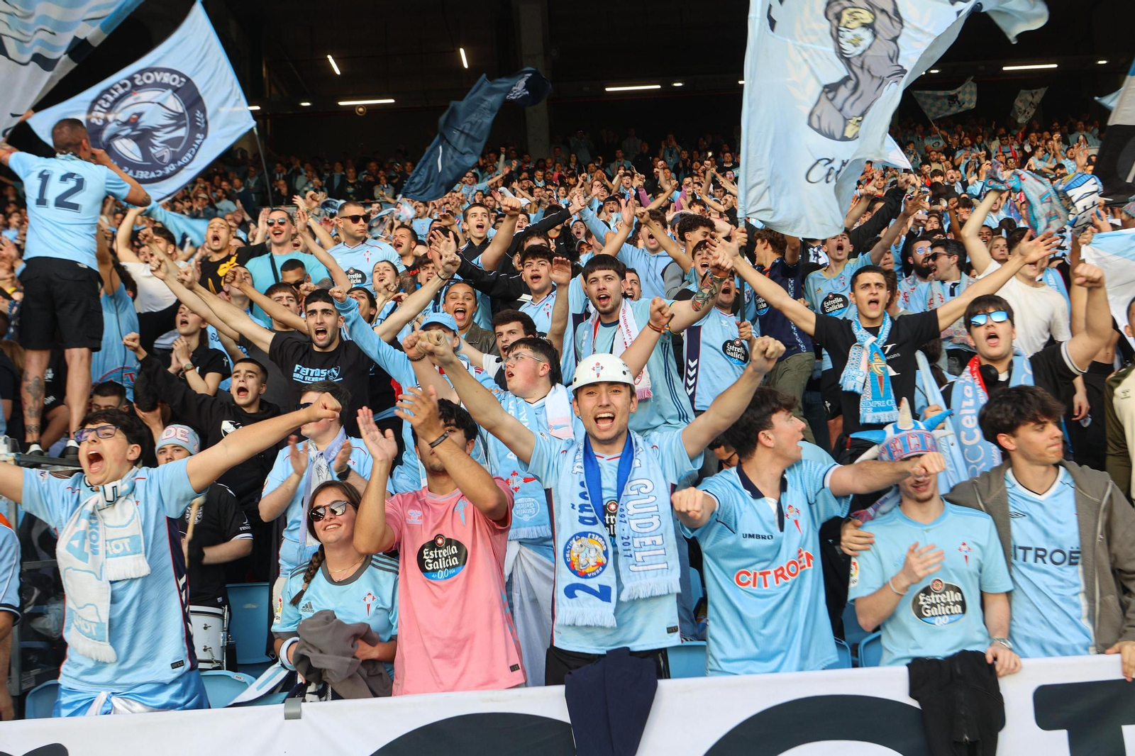 Galería | La goleada del Friburgo puso fin al sueño europeo del Celta