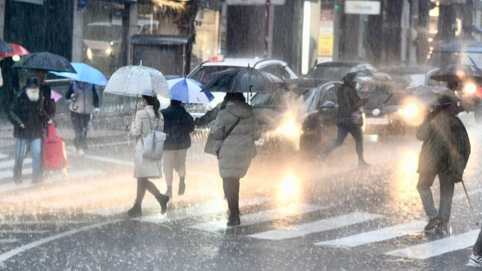 Ourense afectado por una anterior borrasca