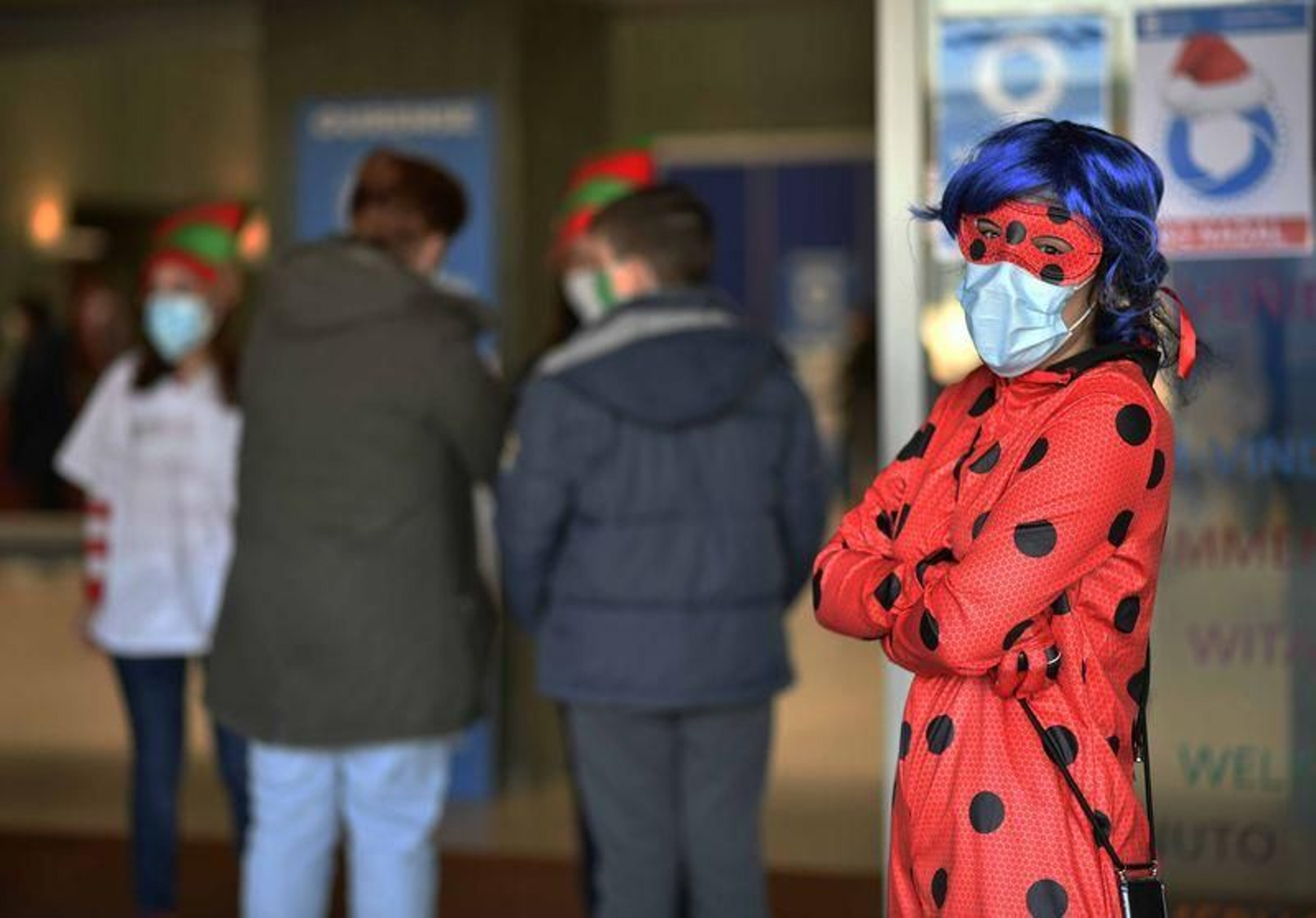 Primera jornada de la vacunación infantil en Expourense // FOTO: XESÚS FARIÑAS