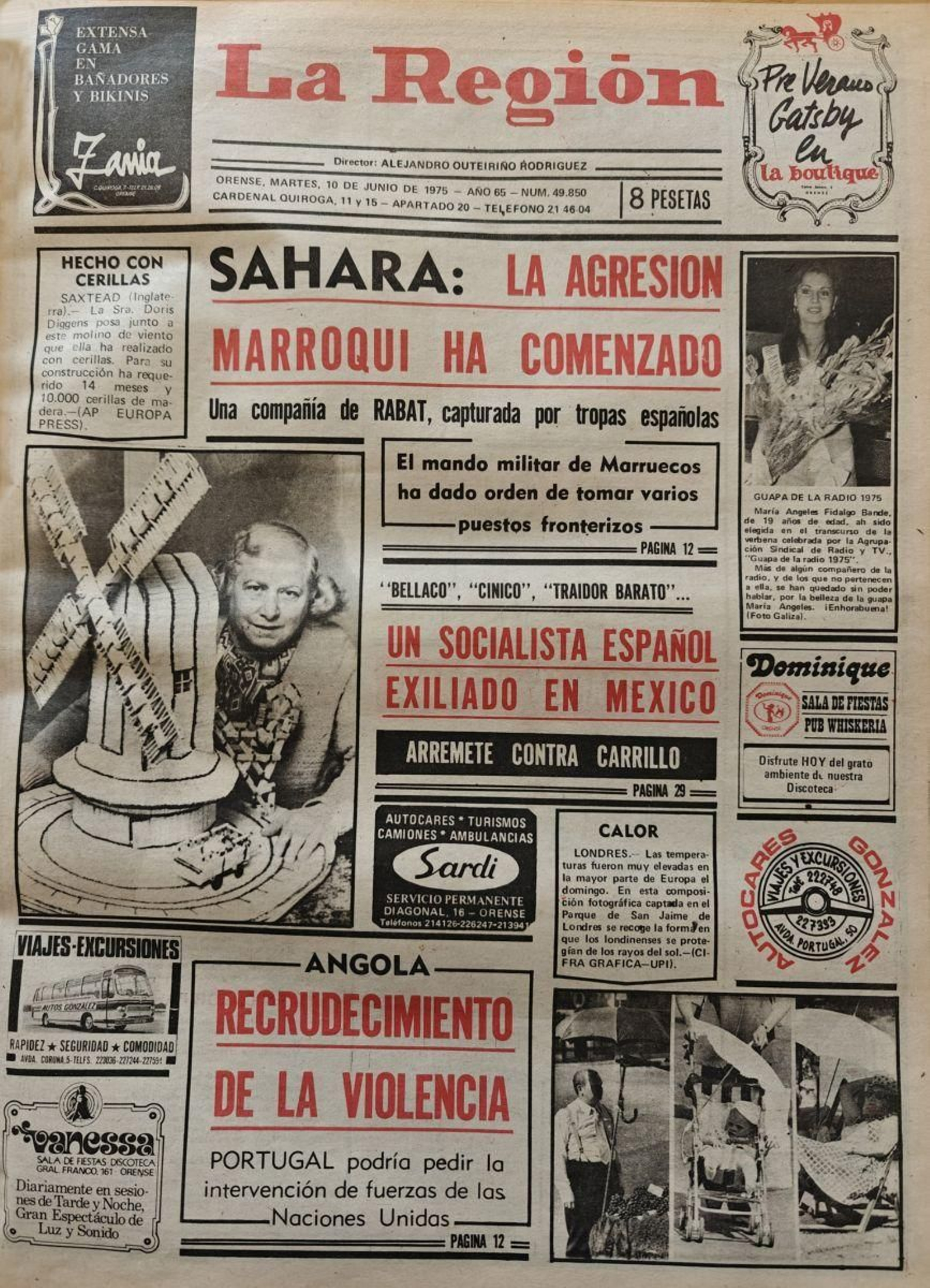 Primera página de 1975