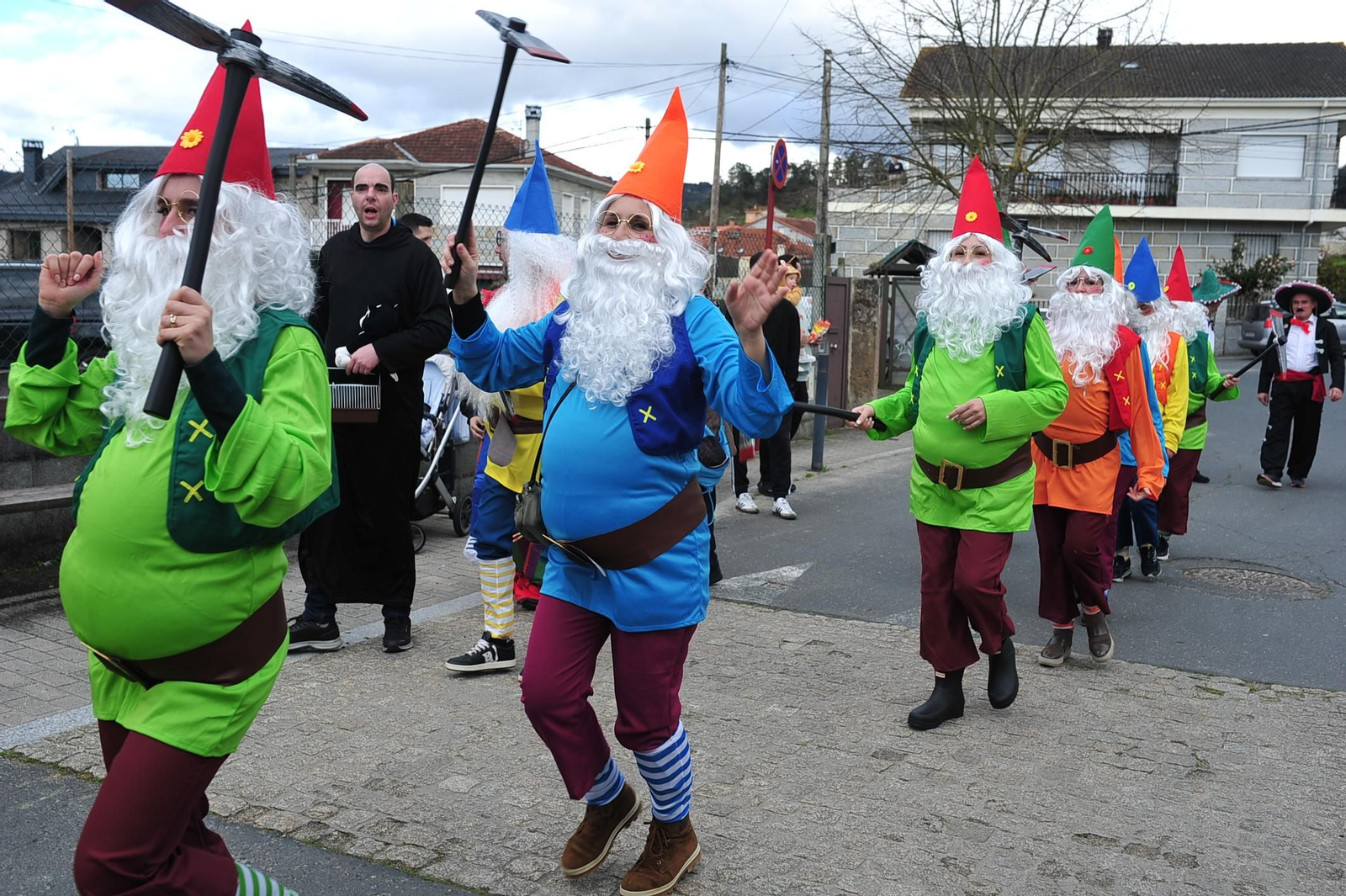 Galería | Paquita y Nicanor dan fin al Martes de Entroido de Seixalbo